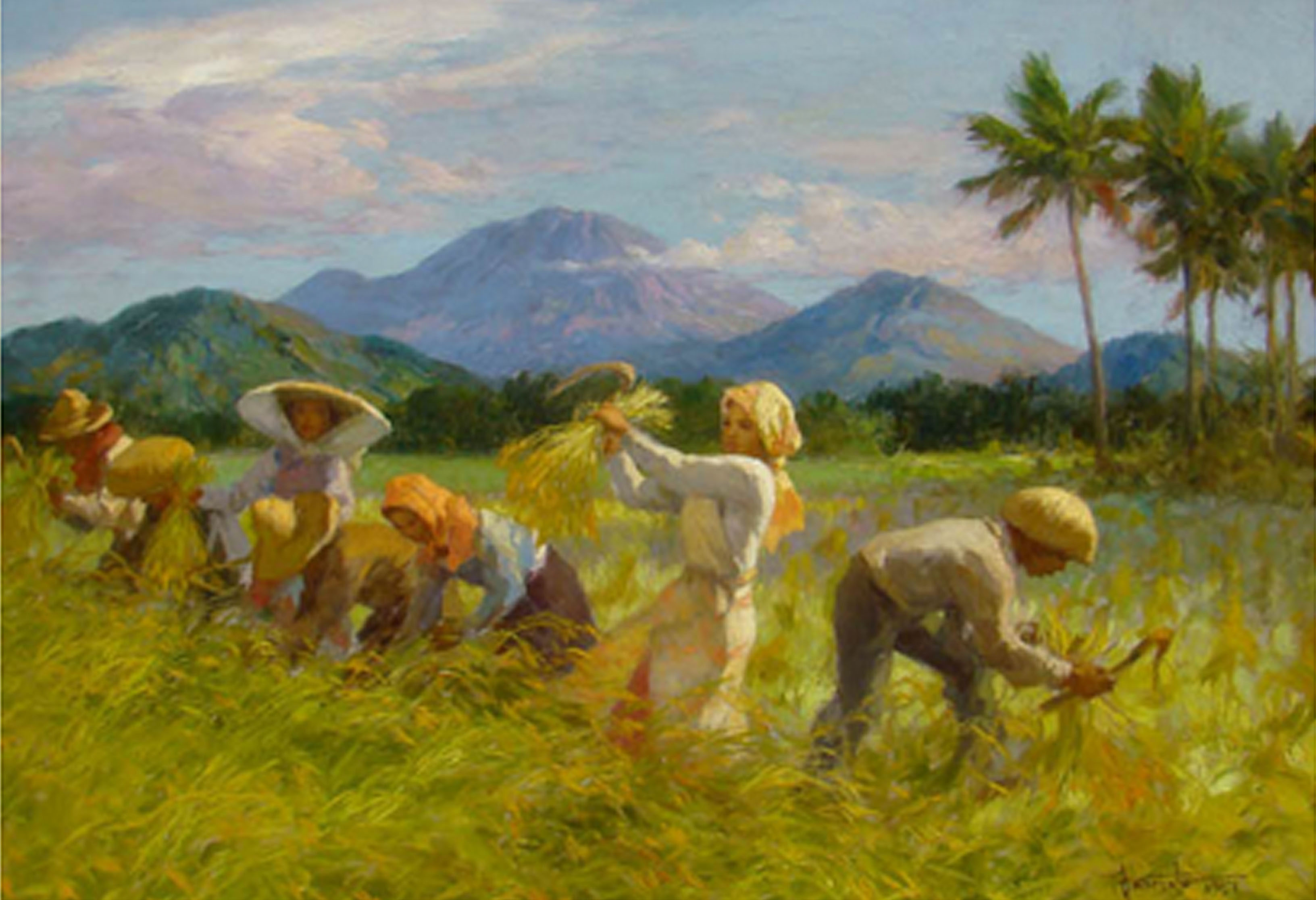 Art Feature: The mountains of Fernando Amorsolo – Pinoy Mountaineer